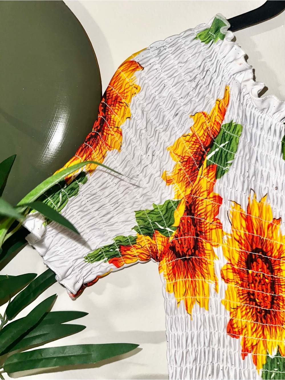 White Sunflower Maxi Dress - Picture 3 of 6